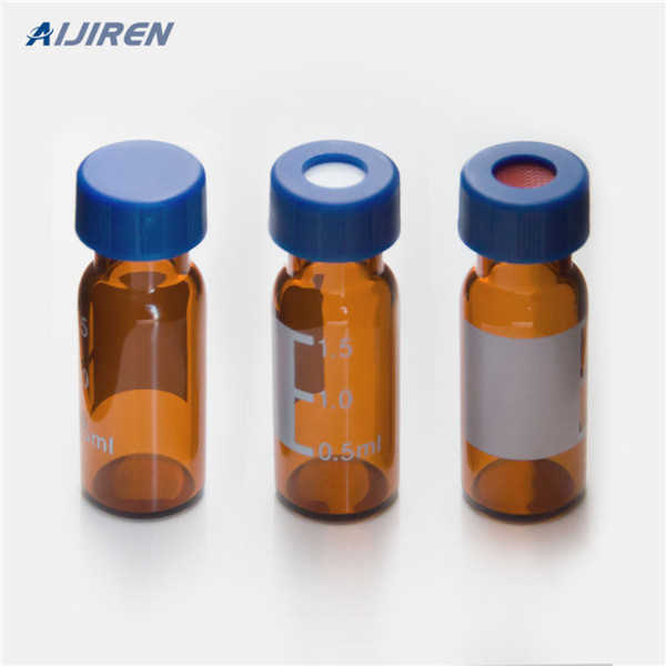 China Common use HPLC clear 2ml vial with ptfe liner pp cap